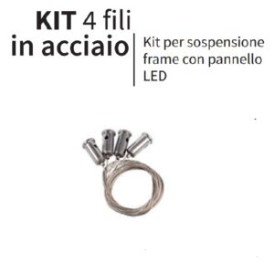 Kit Montaggio sospensione per pannello led